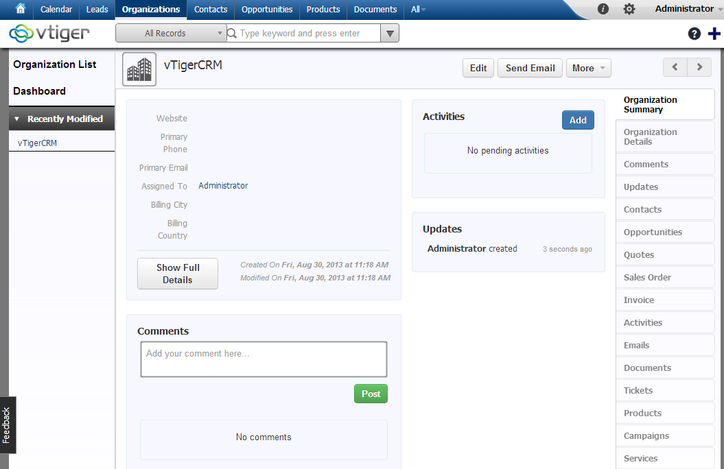 Contact page old Screenshot