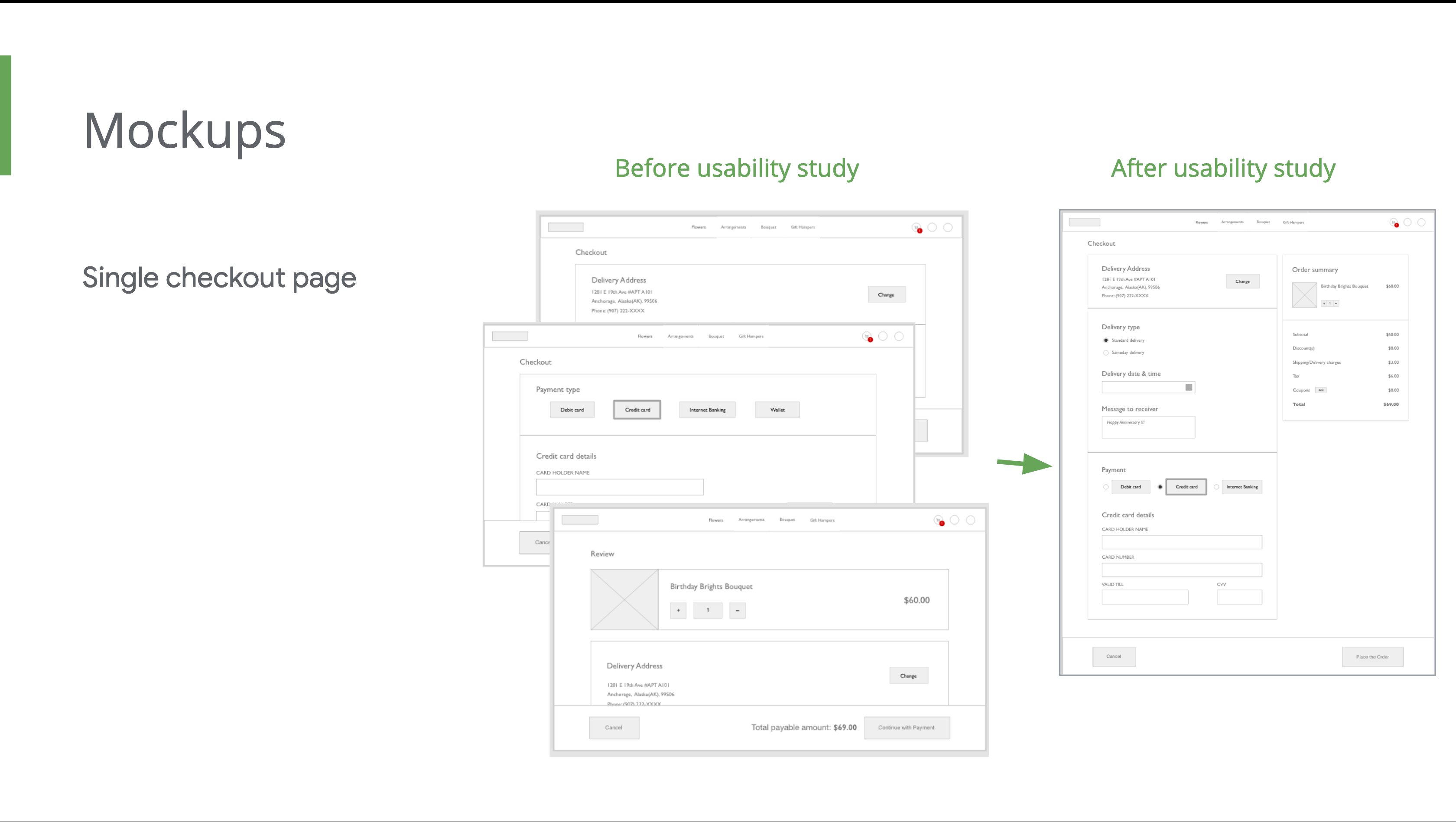 Chekoput page comparision