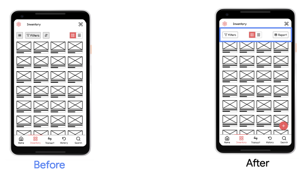 Wireframe comparision