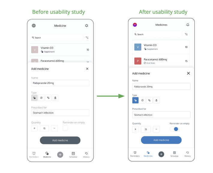 Wireframe comparision